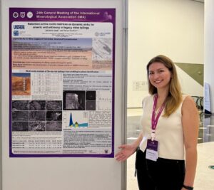 Katharina Vacek presenting her poster at IMA 2026 in Nanjing